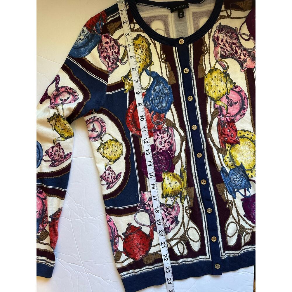 Talbots Women's Tea Party
Print Button-Front
Cardigan Sweater - Size M - Picture 8 of 10